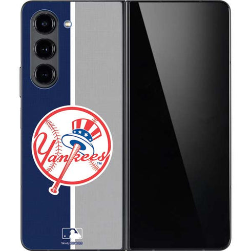 MLB New York Yankees Split Galaxy Z Fold5 5G Skin