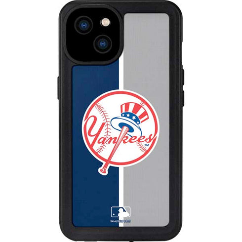 MLB New York Yankees Split iPhone 15 Plus Waterproof Case