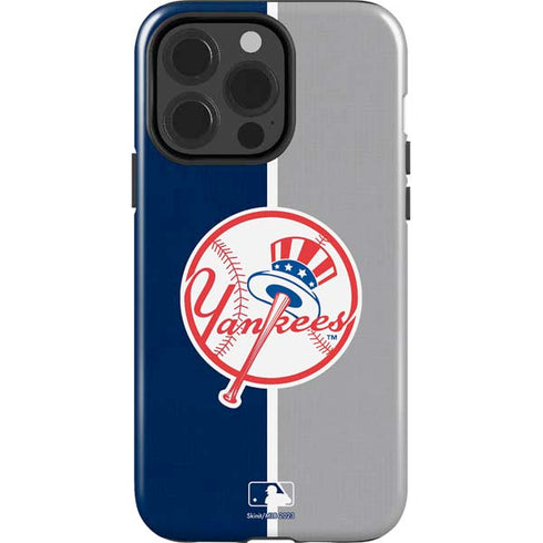 MLB New York Yankees Split iPhone 15 Pro Impact Case
