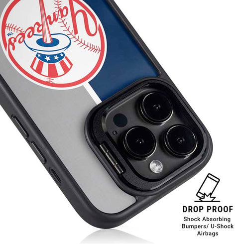MLB New York Yankees Split iPhone 15 Pro Kickstand Case
