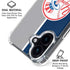 MLB New York Yankees Split iPhone 16 Clear Case