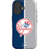 MLB New York Yankees Split iPhone 16 Magsafe Impact Case
