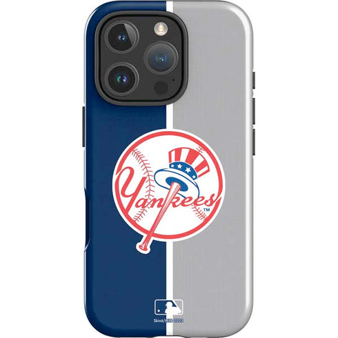 MLB New York Yankees Split iPhone 16 Pro Max Impact Case