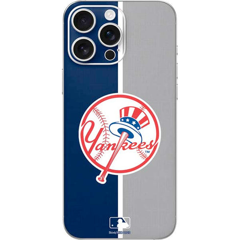 MLB New York Yankees Split iPhone 16 Pro Max Skin