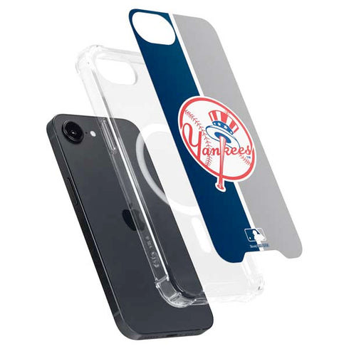 MLB New York Yankees Split iPhone 16e MagSafe Case