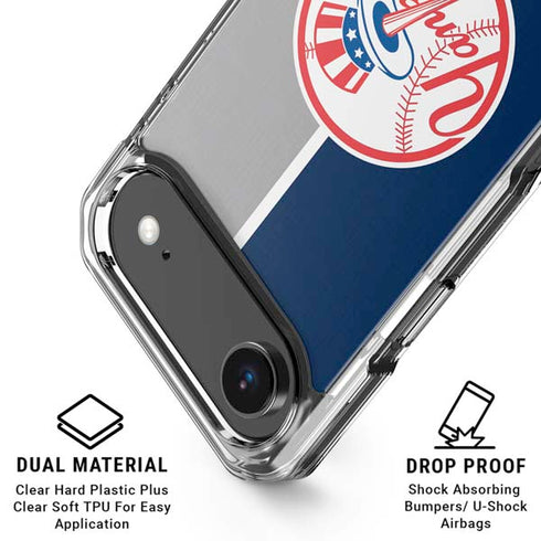 MLB New York Yankees Split iPhone 17 Air Clear Case