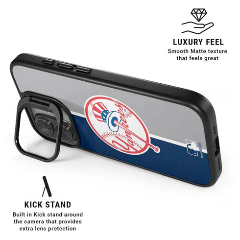 MLB New York Yankees Split iPhone 17 Kickstand Case