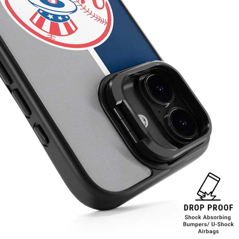 MLB New York Yankees Split iPhone 17 Kickstand Case