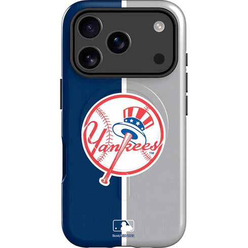 MLB New York Yankees Split iPhone 17 Pro Magsafe Impact Case