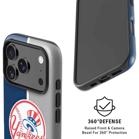 MLB New York Yankees Split iPhone 17 Pro Magsafe Impact Case