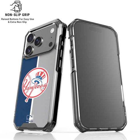 MLB New York Yankees Split iPhone 17 Pro Max Clear Case