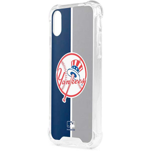 MLB New York Yankees Split iPhone XS Clear Case