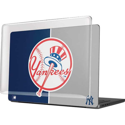 MLB New York Yankees Split MacBook Pro 14in (2021-24) Case plus Skin