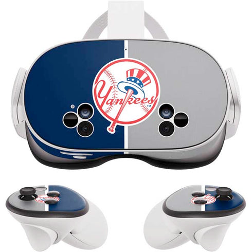 MLB New York Yankees Split Meta Quest 3S Skin