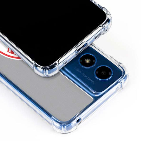 MLB New York Yankees Split Moto G 5G (2024) Clear Case