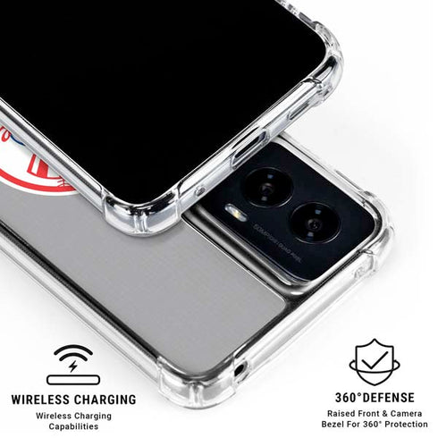 MLB New York Yankees Split Moto G Power 5G (2024) Clear Case