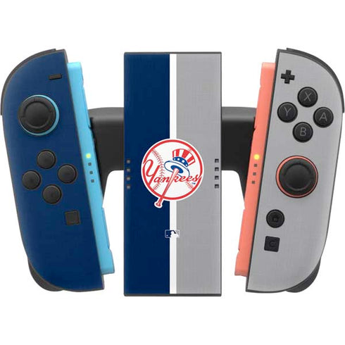 MLB New York Yankees Split Nintendo Switch 2 (2025) Joy-Con Controller Skin