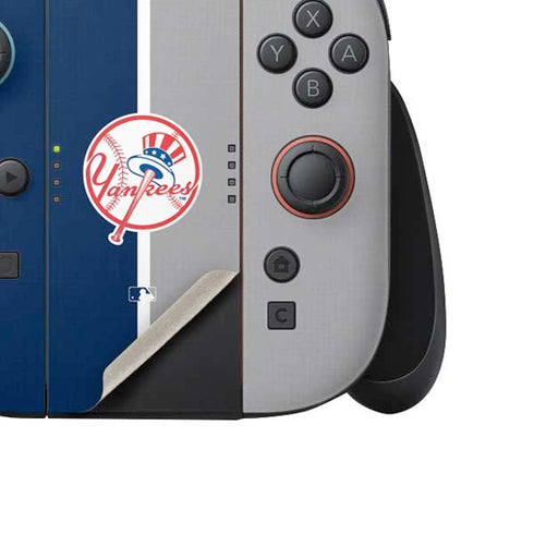 MLB New York Yankees Split Nintendo Switch 2 (2025) Joy-Con Controller Skin