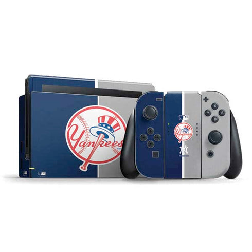 MLB New York Yankees Split Nintendo Skins