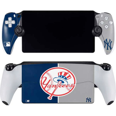 MLB New York Yankees Split PlayStation Portal Remote Player Skin