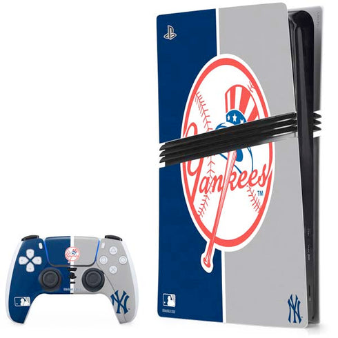 MLB New York Yankees Split PlayStation PS5 Skins