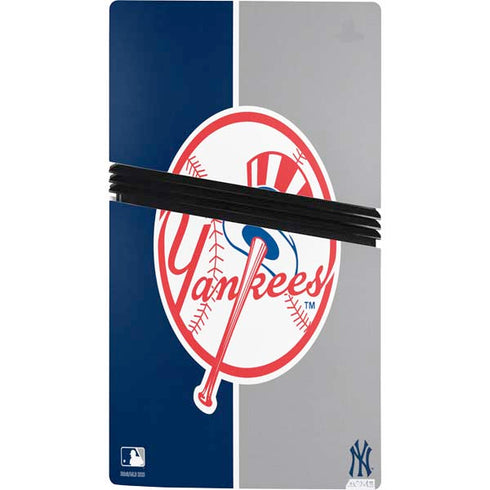 MLB New York Yankees Split PS5 Pro Console Skin