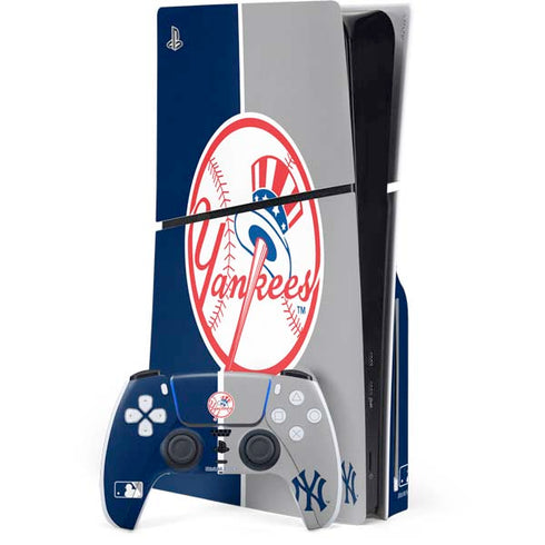 MLB New York Yankees Split PlayStation PS5 Skins