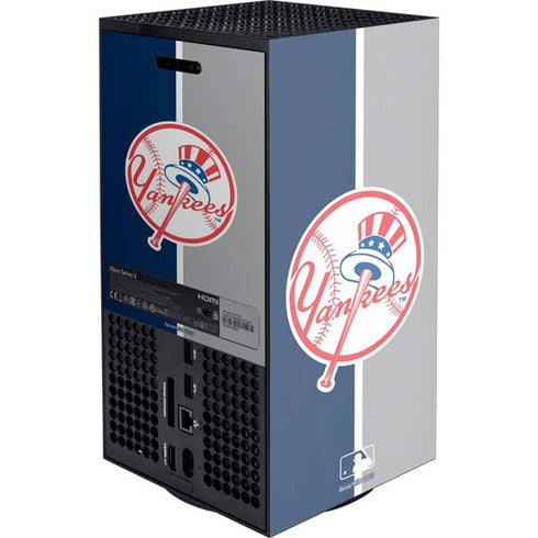 MLB New York Yankees Split XBox Series X Digital Edition Console Skin