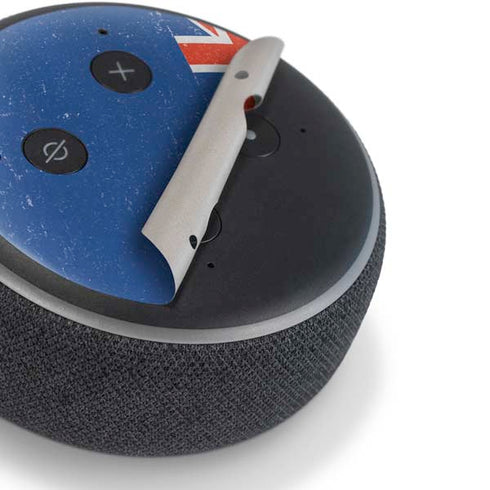 New Zealand Flag Distressed Amazon Echo Dot Skin