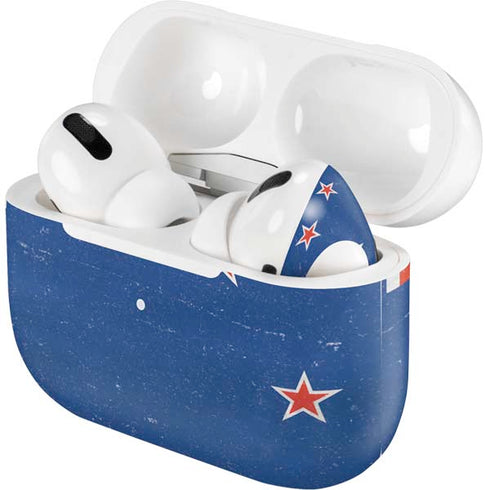 New Zealand Flag Distressed AirPods Skins
