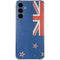 New Zealand Flag Distressed Galaxy A35 5G Clear Case