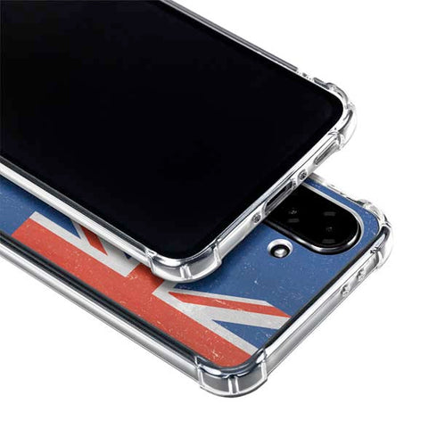 New Zealand Flag Distressed Galaxy A36 5G Clear Case