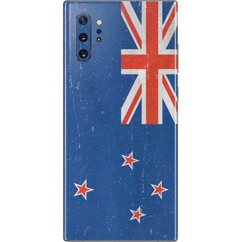 New Zealand Flag Distressed Galaxy Note 10 Plus Skin