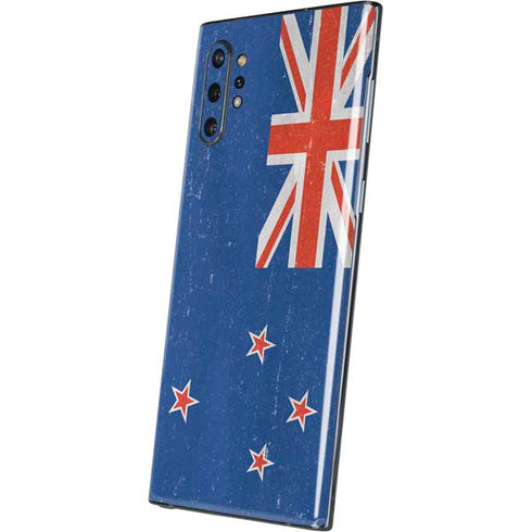 New Zealand Flag Distressed Galaxy Note 10 Plus Skin