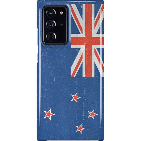 New Zealand Flag Distressed Galaxy Cases