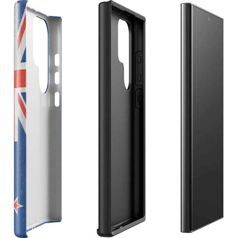 New Zealand Flag Distressed Galaxy S23 Ultra Pro Case