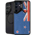 New Zealand Flag Distressed Galaxy S24 FE Kickstand Case