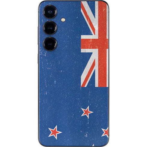 New Zealand Flag Distressed Galaxy S25 Plus Skin