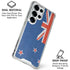 New Zealand Flag Distressed Galaxy S25 Ultra Clear Case