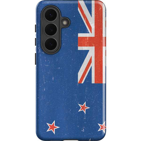 New Zealand Flag Distressed Galaxy S26 Impact Case