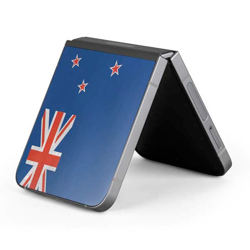 New Zealand Flag Distressed Galaxy Z Flip6 Skin