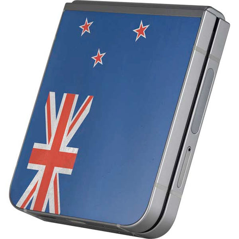 New Zealand Flag Distressed Galaxy Z Flip6 Skin