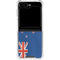 New Zealand Flag Distressed Galaxy Z Flip6 Clear Case