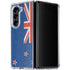 New Zealand Flag Distressed Galaxy Z Fold5 5G Clear Case