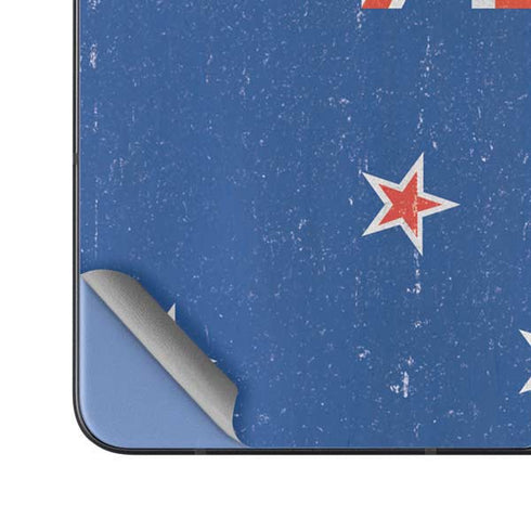 New Zealand Flag Distressed Galaxy Z Fold5 5G Skin