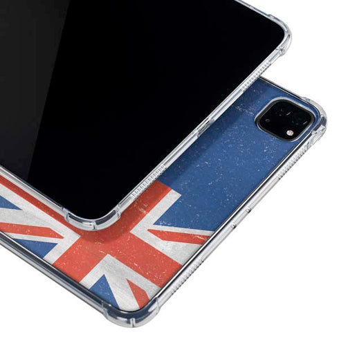 New Zealand Flag Distressed iPad Pro 11in (2024) Clear Case