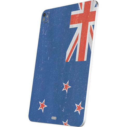 New Zealand Flag Distressed iPad Pro 13in M4 (2024) Skin