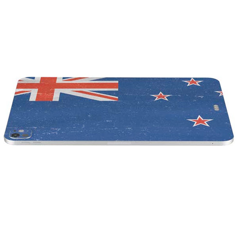 New Zealand Flag Distressed iPad Pro 13in M4 (2024) Skin