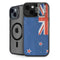 New Zealand Flag Distressed iPhone 13 Kickstand Case