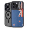 New Zealand Flag Distressed iPhone 13 Pro Kickstand Case